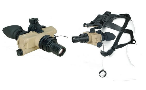 Night vision goggles with helmet