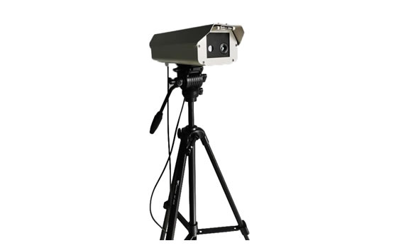 Intelligent dual-light infrared temperature screening system