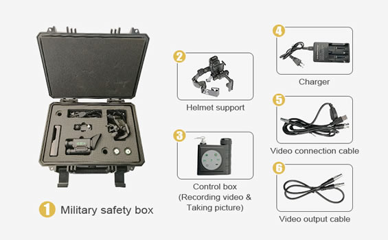 Thermal Monocular with Helmet Mount