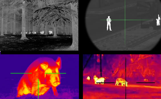 384*288 Thermal Rifle Scope with 75mm Lens