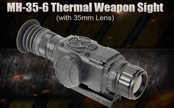 Monocular type night vision thermal riflescope MH-35-6