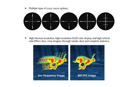 With LRF MH-RS Series Thermal Weapon Sight