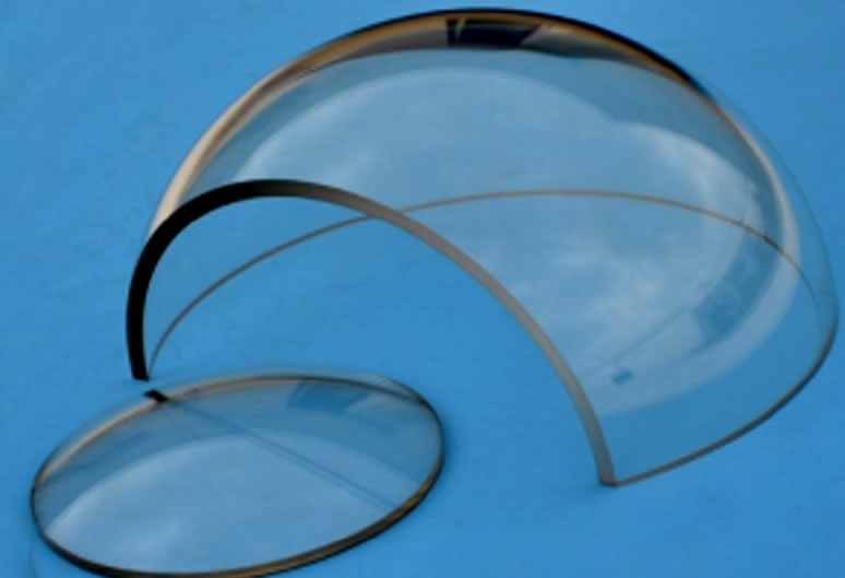 Large size sapphire optical elements