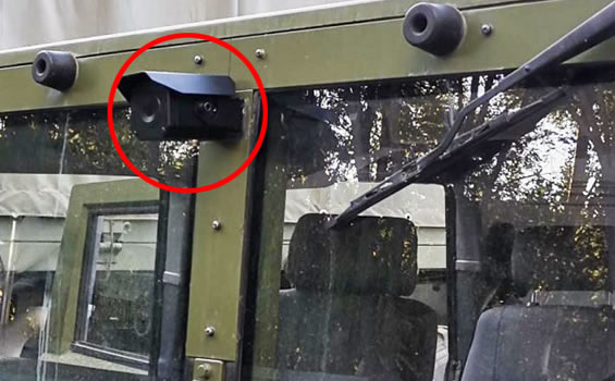 Thermal night vision camera systems for military vehicles