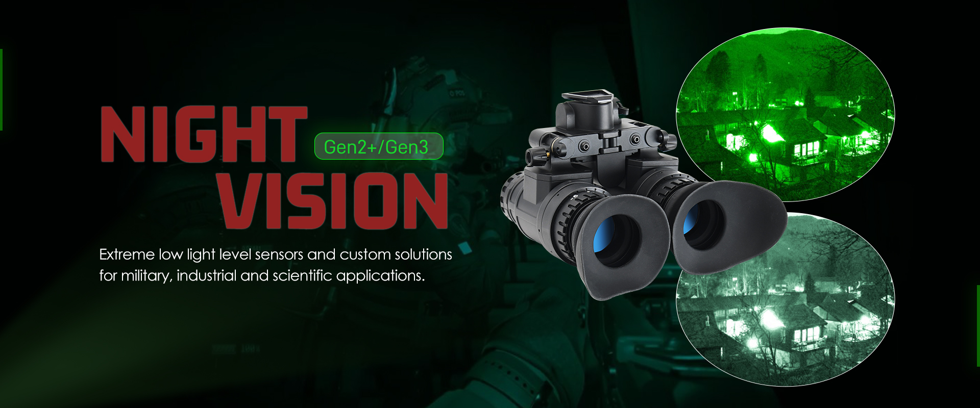 Thermal imaging night vision