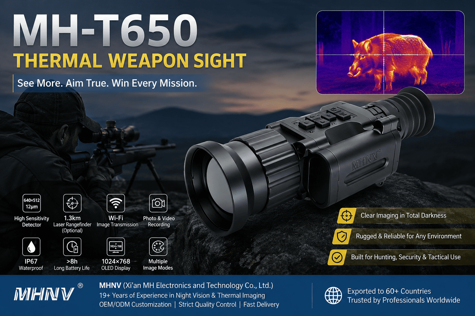 Why the MH-T650 Thermal Weapon Sight Is Becoming the Preferred Choice for Professional Users