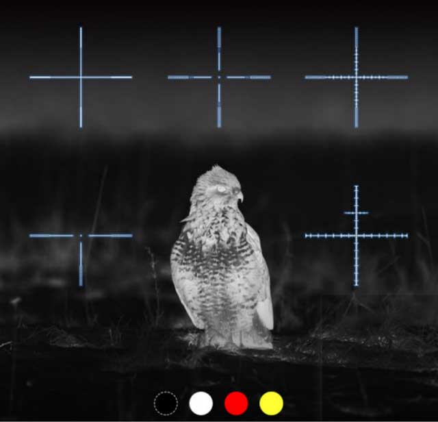 Night vision thermal imaging rifle scope 