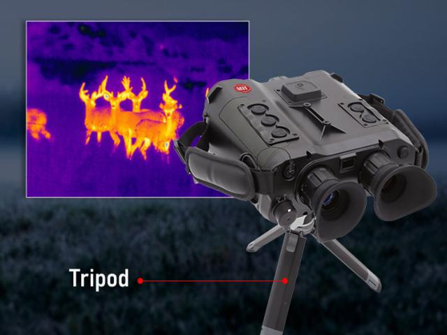 Tripod thermal binoculars