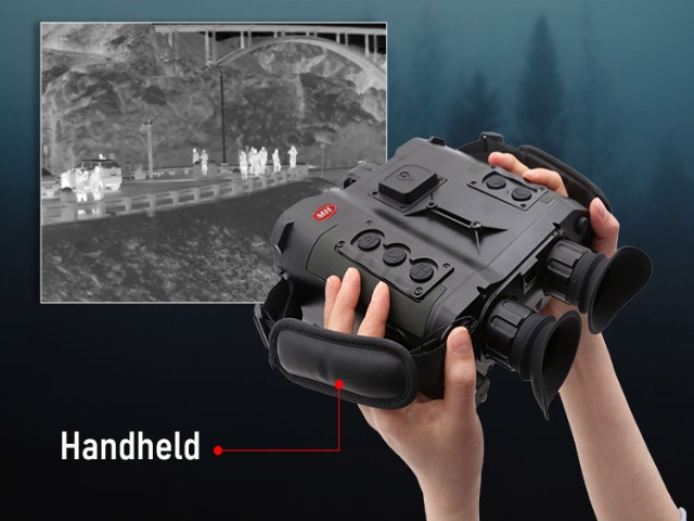 Handheld thermal vision binoculars