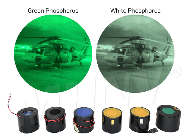 P43 P45 green white phosphorus