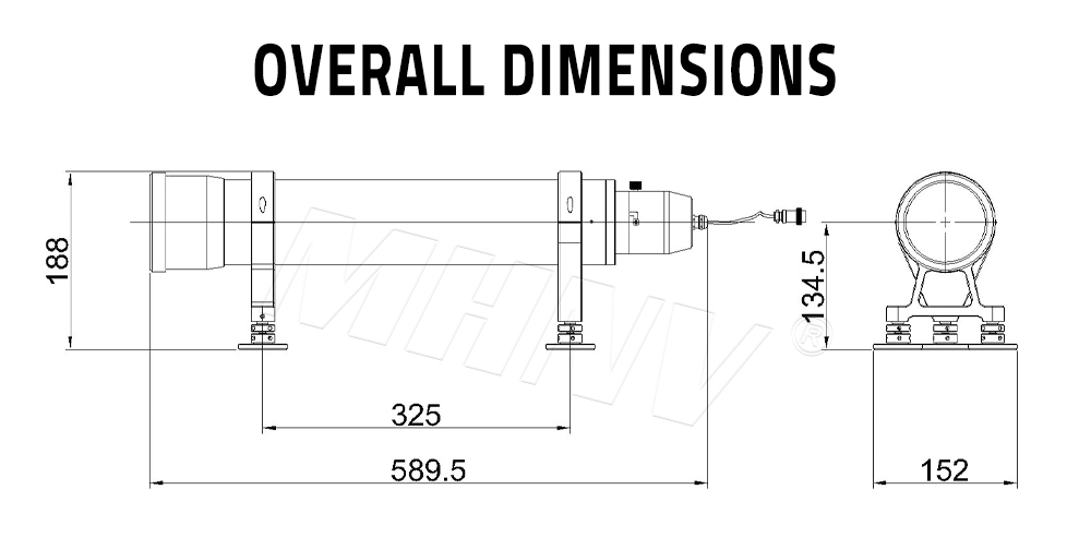 Coaxial Transmission Collimator Parallel Light Tube