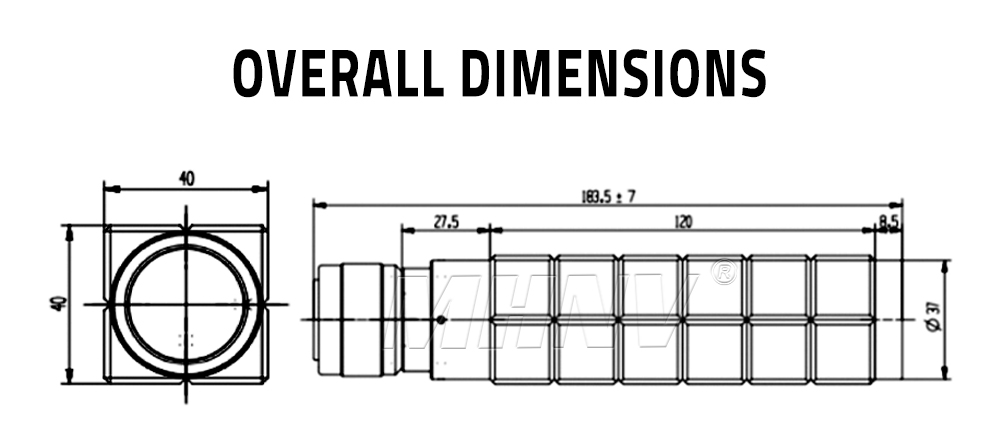 Square Tube Front Mount