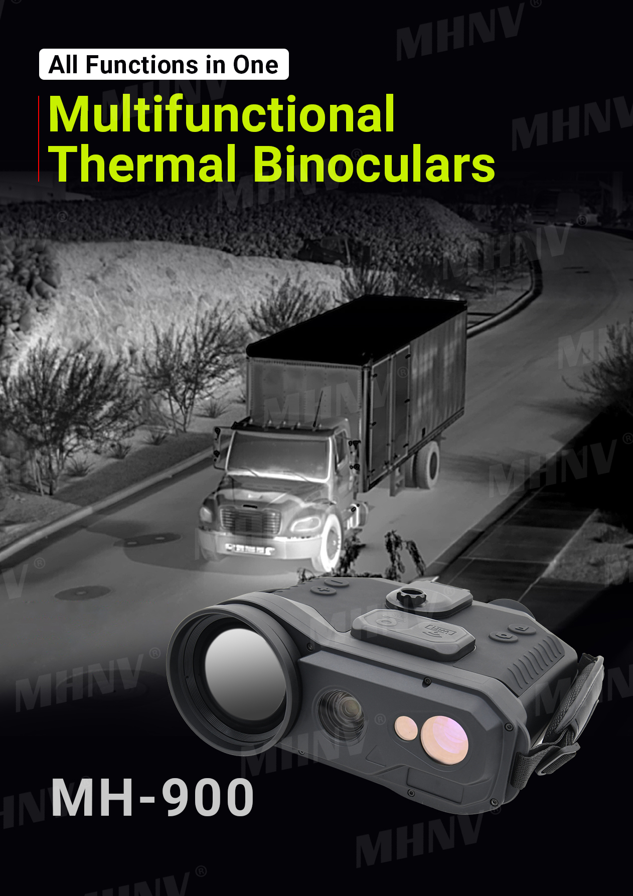 MHNV&reg; MH-900 Handheld Multifunctional Thermal Binocular